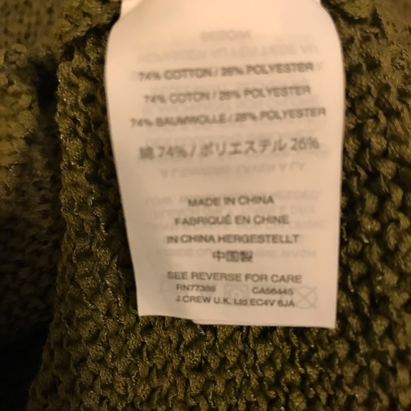 Jcrew V Neck Bell Sleeve Beach Sweater XS - Picture 4 of 4